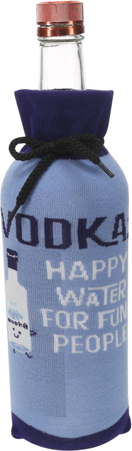 Vodka Knitted Bottle Sock