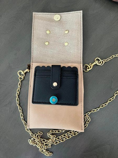 Upcycled LV Genuine leather Crossbody Phone Holder – Anagails